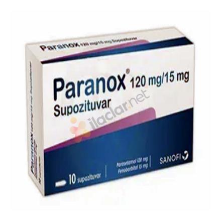 PARANOX 120+15 mg 10 supozituar