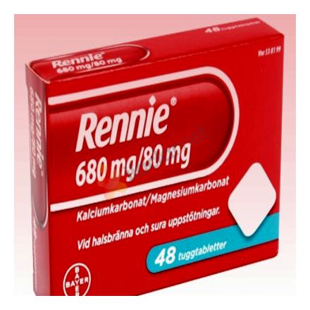 RENNIE 680 mg 48 çiğneme tableti