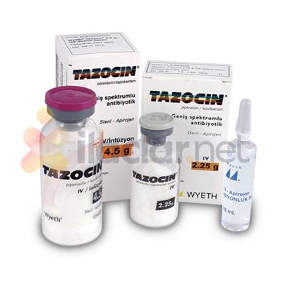 TAZOCIN EF 2.25 G IV infüzyon liyofilize toz içeren flakon