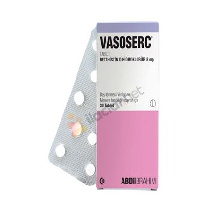 VASOSERC 16 mg 30 tablet {8699514018544}