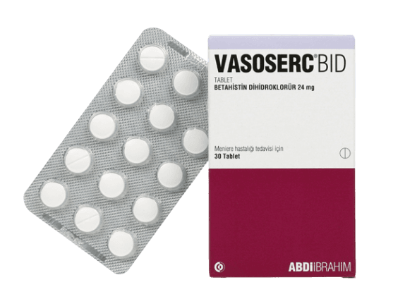VASOSERC BID 24 mg 30 ağızda eriyen tablet