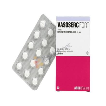 VASOSERC FORT 16 mg 30 ağızda eriyen tablet