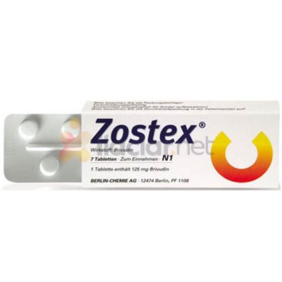 ZOSTEX 125 mg 7 tablet